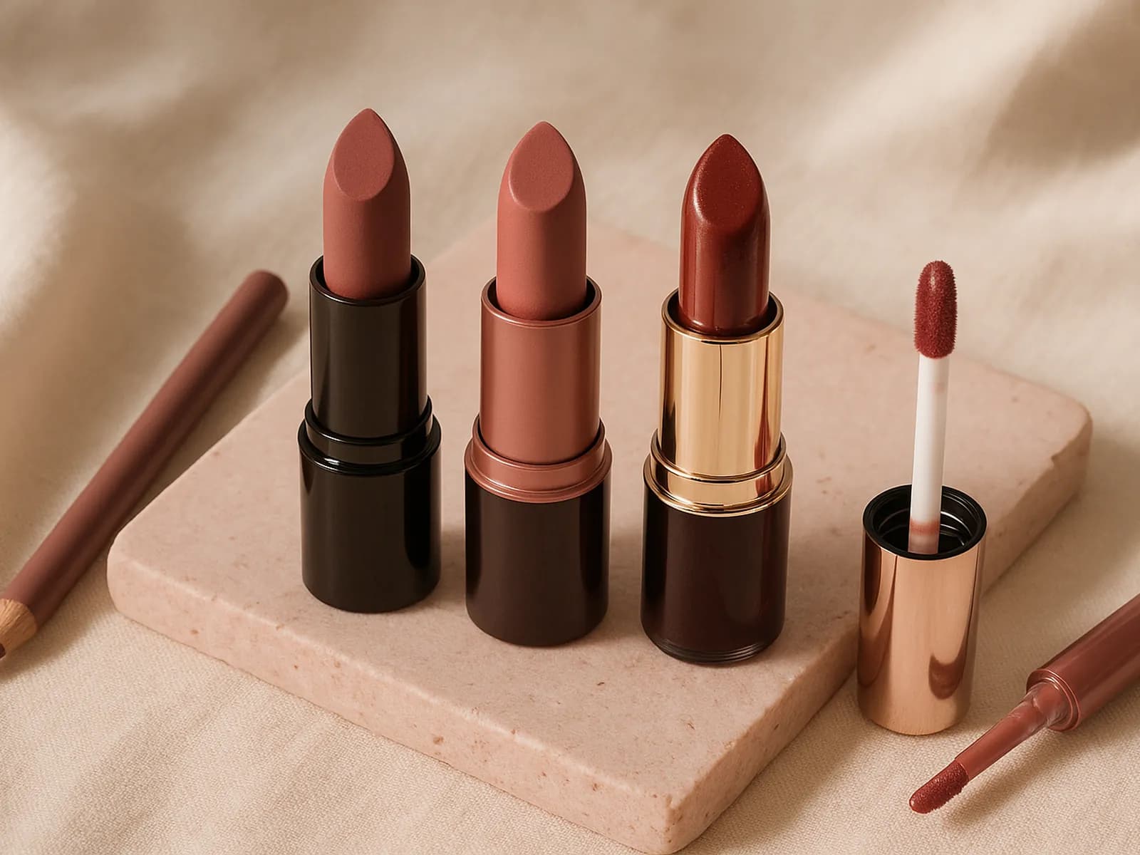 Selfie dengan preview lip liner Subtle Overline dan Cupid's Bow Lift dari Kira