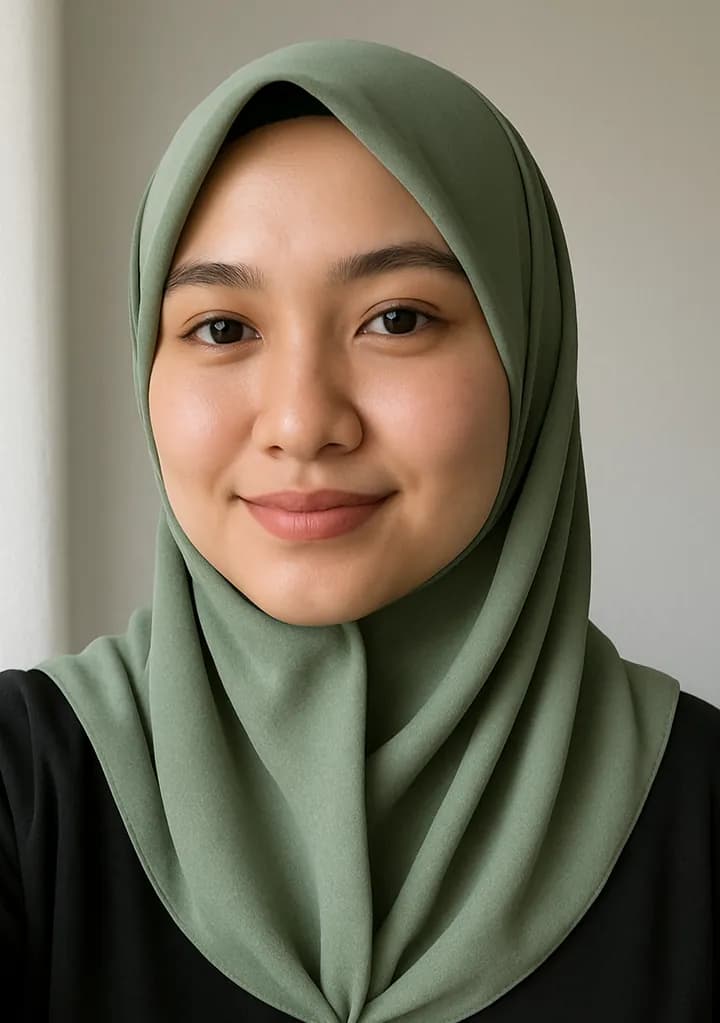 Foto asli sebelum analisa model hijab