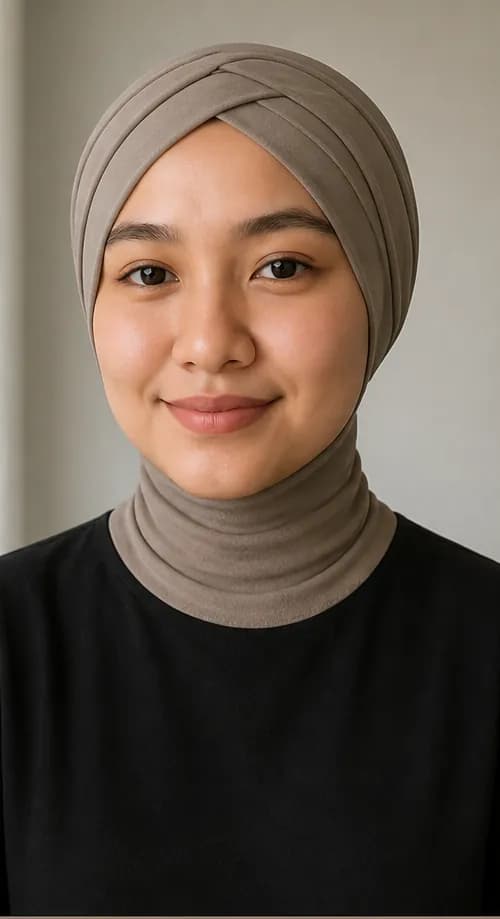 Preview model hijab: Turban Simple